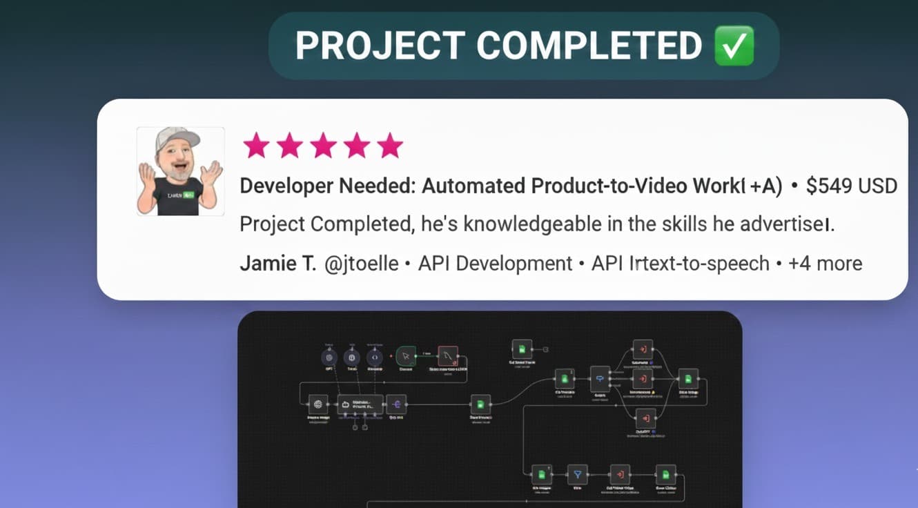 Live UGC Automation project interface