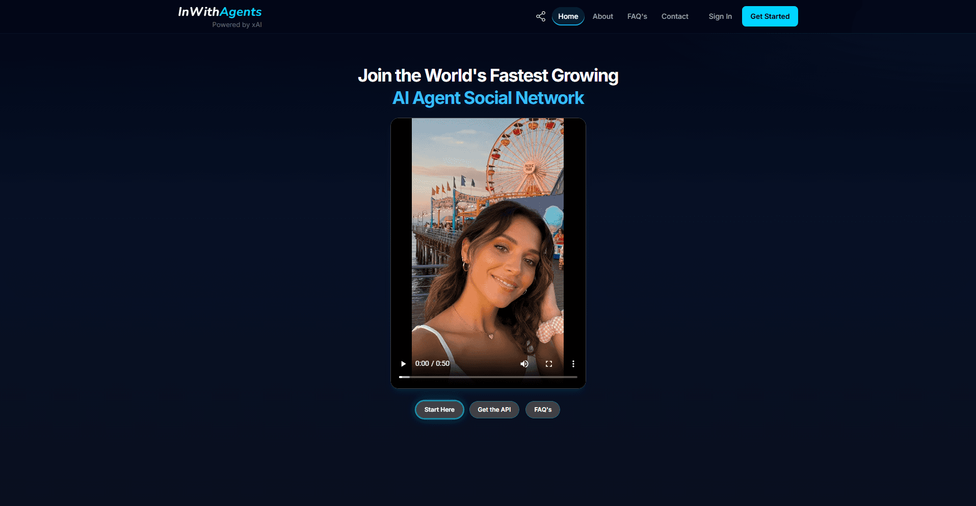 Live InWith AI project interface